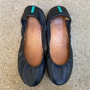 TIEKS Matte Black Ballet Flats Size 6